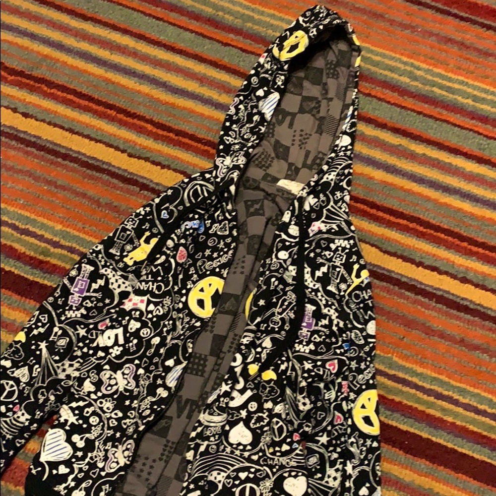 Black emoji hoodie from Streetwear Society